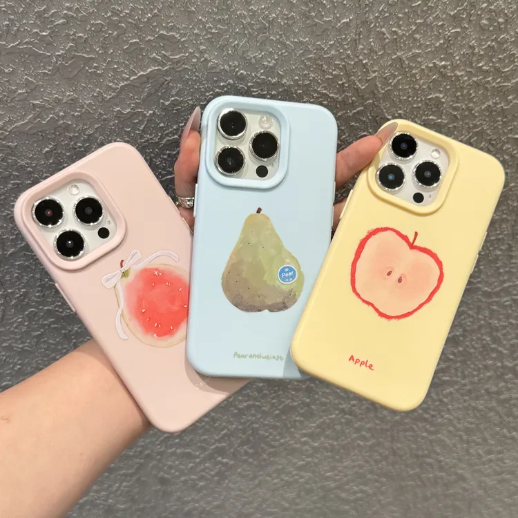奥菲顿创意水果简约适用iPhone16苹果15手机壳14/13/12糯米11软套