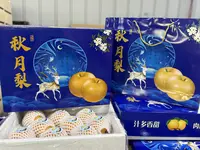 【手提礼盒装】2025年头茬秋月梨新鲜现摘皮薄多汁果肉细腻化渣当季