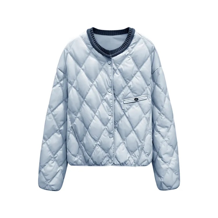 宿慕SUMU经典时尚90白鸭绒羽绒外套女1-1冬季新款6818