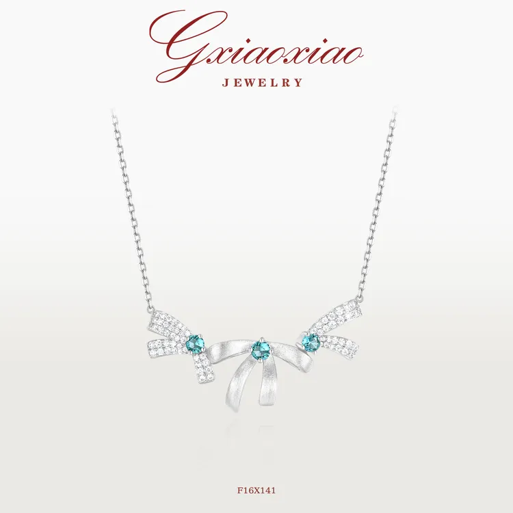 G XIAOXIAO【银蝶星芒】轻奢时尚气质项链 F16X141新年礼物