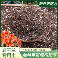 君子兰专用土花卉盆栽腐殖腐叶兰花土骨粉肥料松针兰科通用营养土