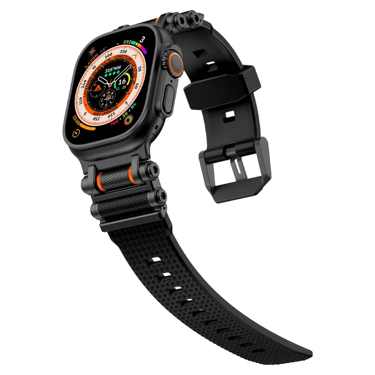 探索者运动表带适用苹果手表Ultra2液态齿轮s10代腕带iwatchS9876
