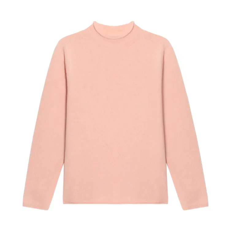 ESPRESSO卷边半高领BY24S5097