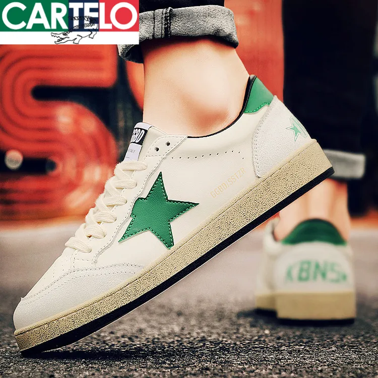 卡帝乐鳄鱼小白鞋男鞋潮牌秋季款星星鞋男士板鞋男款2025新款潮鞋