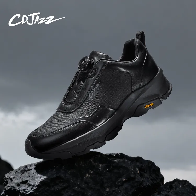 【VIBRAM 防滑底】CDJAZZ卡地爵士男士休闲鞋缓震防滑运动鞋新款