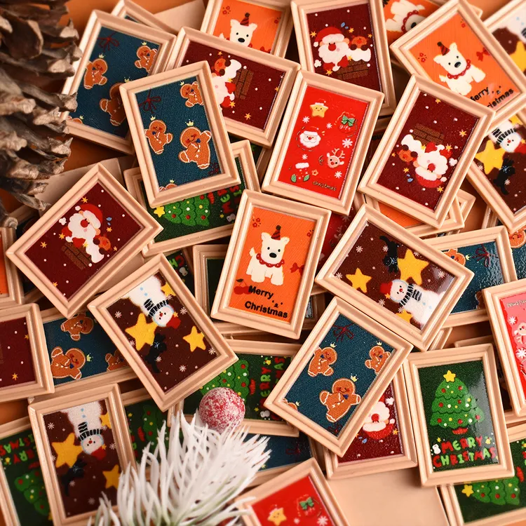 圣诞礼物圣诞节礼物冰箱迷你贴圣诞树可爱卡通节日装饰氛围感磁贴