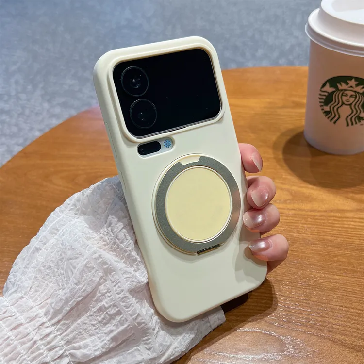 高级感支架液态硅胶不发黄不遮挡广角适用小米17promax手机壳磁吸