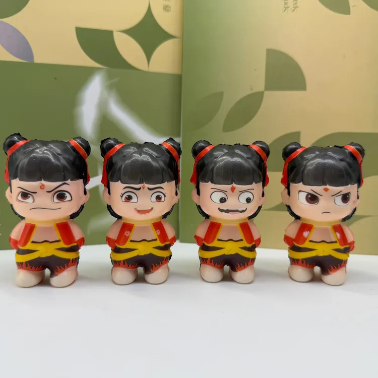 2025国潮魔童闹海表情慢回弹PU捏捏乐哪吒可爱卡通儿童解压玩具