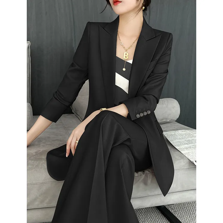 时尚职业装西装套装女装2025爆款春秋百搭轻奢气质高级感女神范