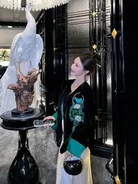 新中式【吹梦到西洲】轻奢绣花休闲复古风上衣长袖外套----00389