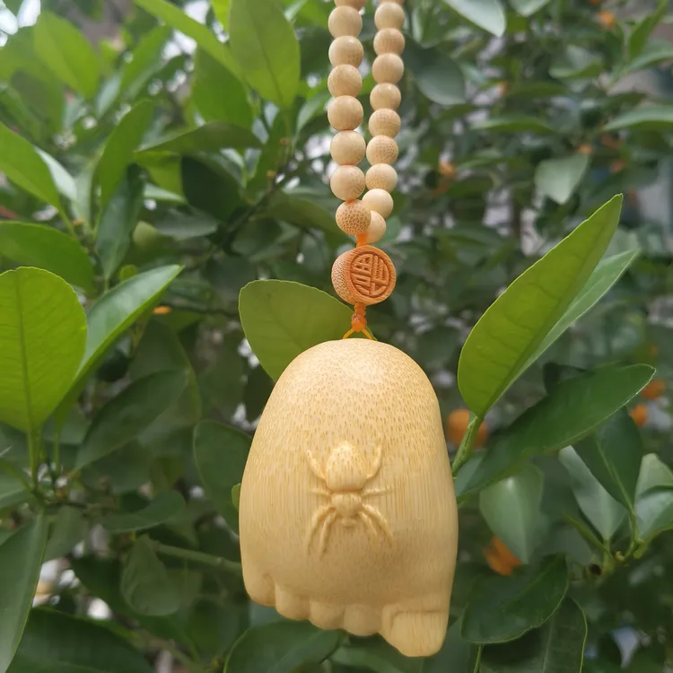实心竹知足常乐把件龙血竹小脚丫创意文玩装饰桌面摆件佛足约5*7