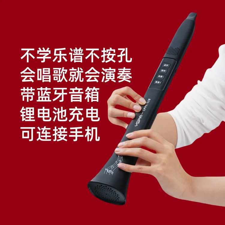 会唱歌就会的 电乐管 不用学乐谱 不按孔