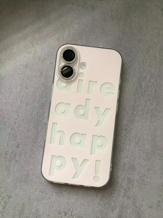 粉色系韩ins简约字母适用于苹果iPhone15/16promax华为手机壳透明
