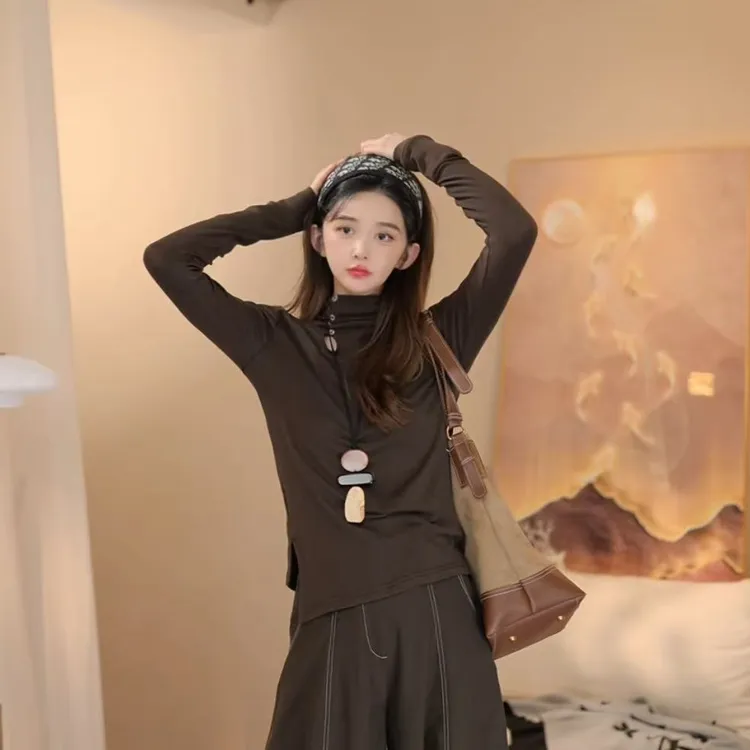 余紫绮【雨打归舟】时尚百搭休闲显瘦针织打底女ZG5679212