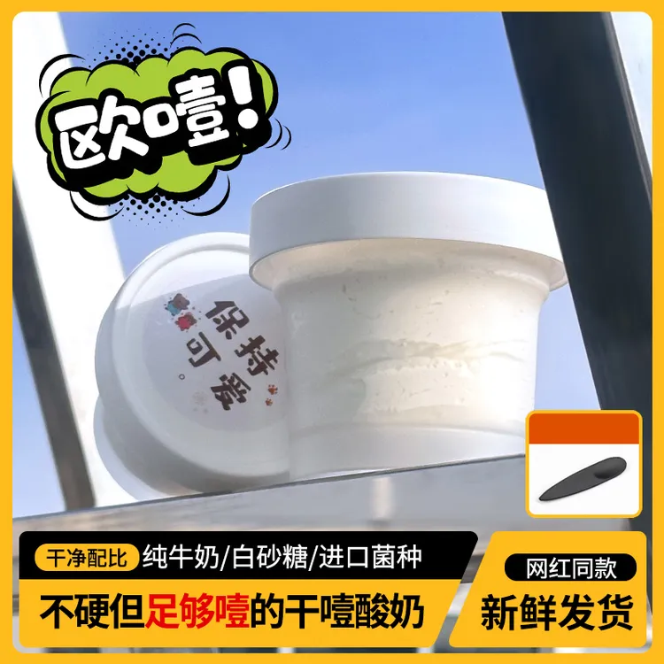 网红干巴酸奶干嚼冷萃希腊固体石膏糖葫芦杨枝甘露嚼着吃的酸奶