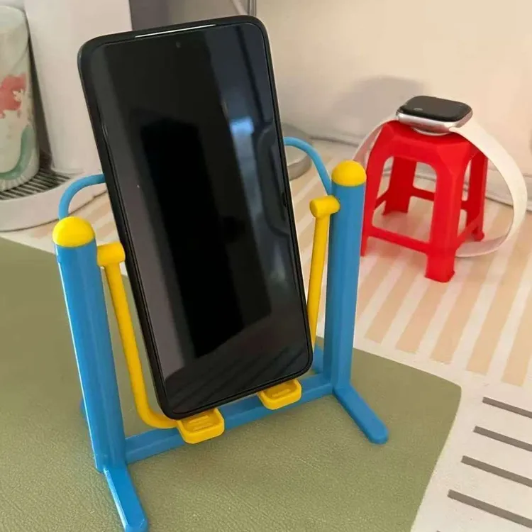 【健身器材手机支架】懒人支架diy材料包可拼接抽象趣味汽车摆件