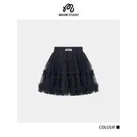 毛妮LADIESFIRST【层层甜梦】甜美风减龄网纱蓬蓬蛋糕短裤裙L2220