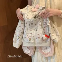 小沐沐女童外套秋装2025新款小童女宝宝洋气长袖开衫