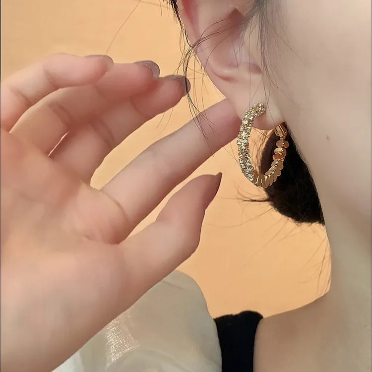 兰知春序几何耳环欧美时尚高级感气质设计感轻奢耳饰