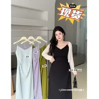 现货【嘎嘎】大码胖mm夏季新款收腰气质性感纯色开衫连衣裙 02191D