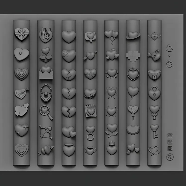 雲暮阁心念硅胶美甲模具超大版