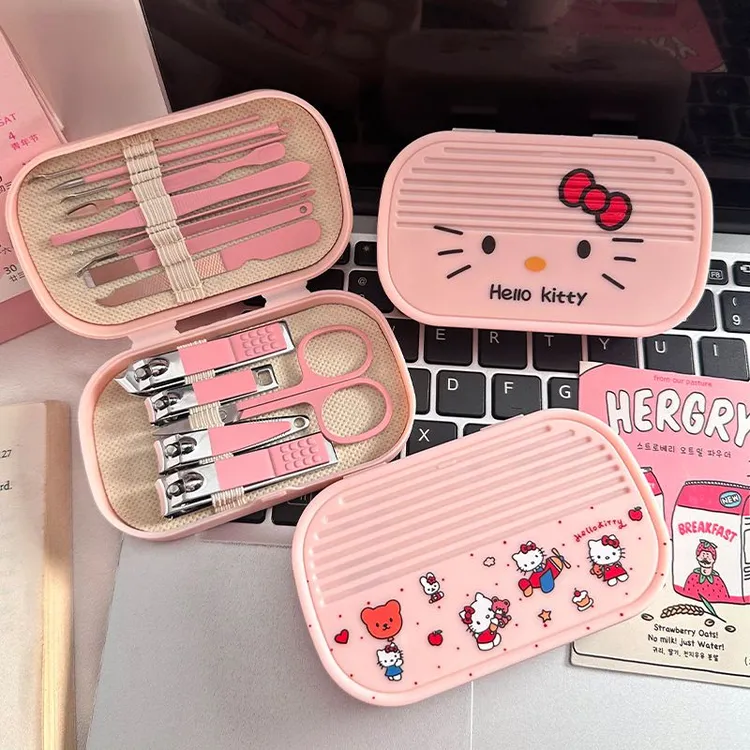 可爱指甲刀套装女学生指甲剪学生指甲钳卡通儿童大号美甲工具全套