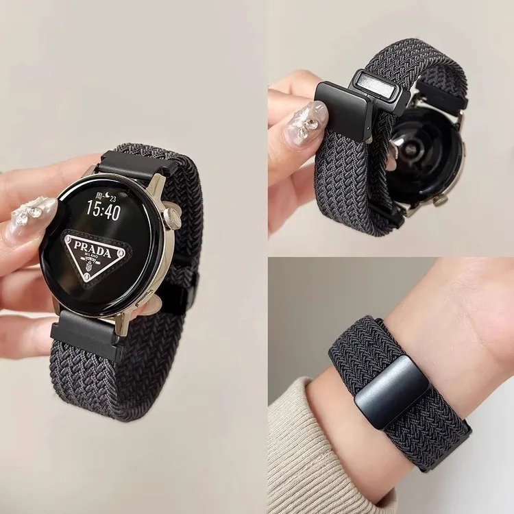 磁吸扣尼龙编织GT5GT4watch5/男女款GT3/2华为gt5华为手表表带