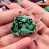 翡翠银S925镶嵌颈饰翡翠