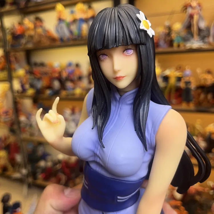 火影忍者手办美少女雕像超大公仔摆件短裤雏田模型二次元公仔摆件