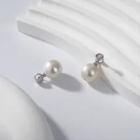 【云上好物】19 DS24122-S925银镶嵌珍珠吊坠-多样性发一件-9.5mm+