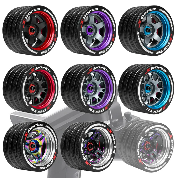 RC模型遥控器 三禾SANWA/FUTABA/NB4/7PX/X9 全金属手轮 方向轮