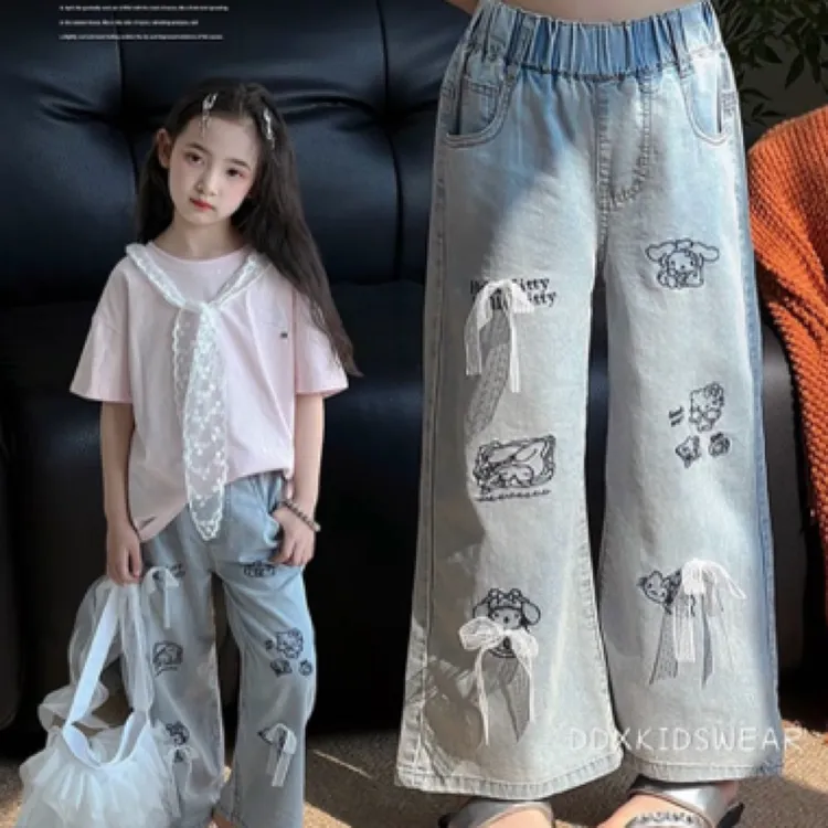 男女童秋款新品裤子-洋气时尚潮酷