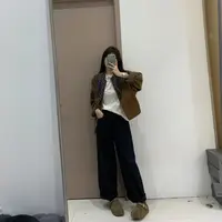 椿·予静【丝巾外套】格纹设计外套