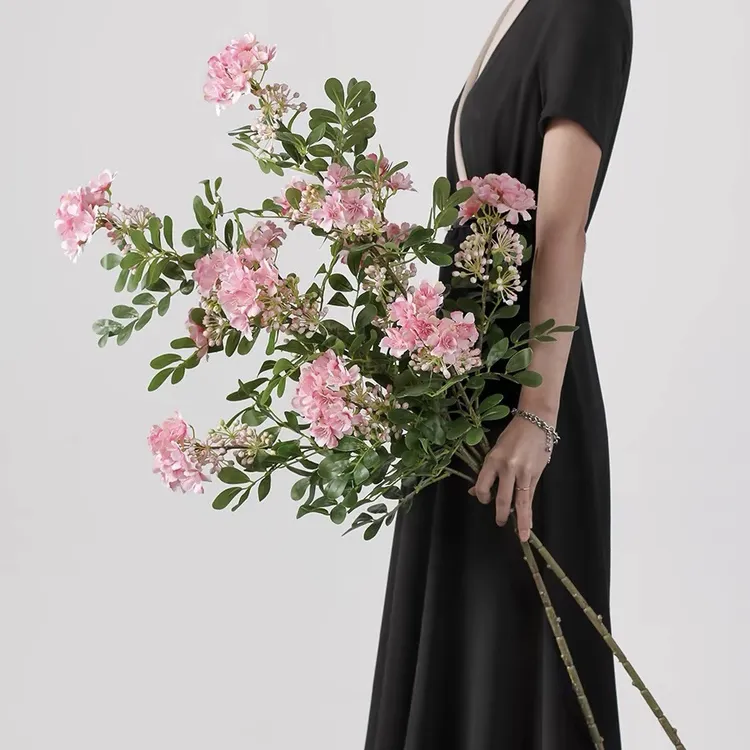 高端田园含笑仿真花家居客厅装饰户外造景树展厅摆放摄影道具花卉