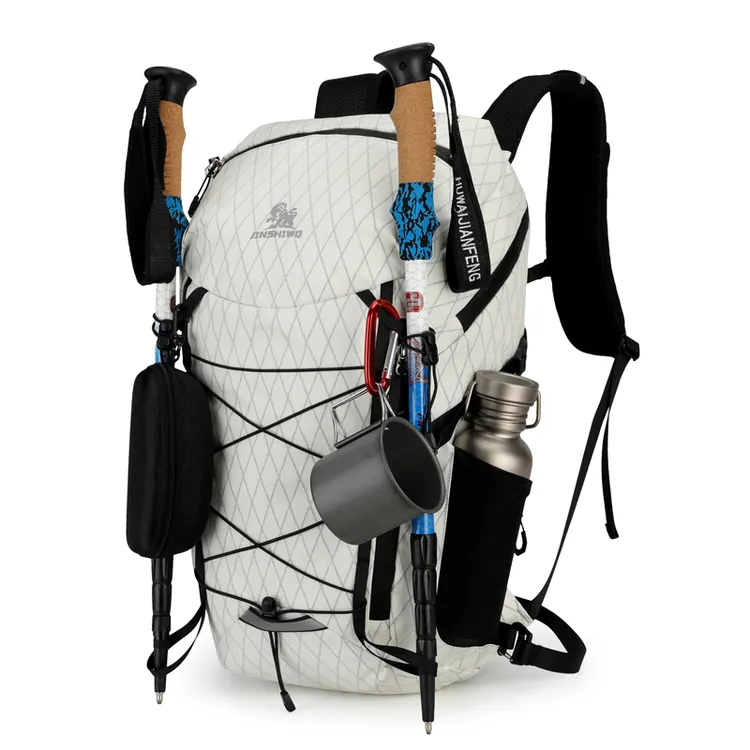 25升登山包多功能防水户外露营旅行包大容量马甲包休闲通勤双肩包