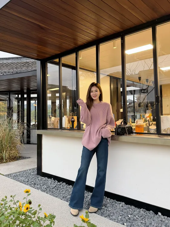 3 YYL  香芋紫毛衣 100%美丽诺羊毛  2025冬款上新winter MS11031