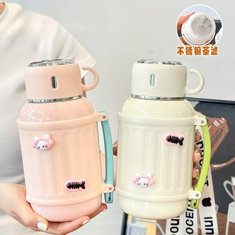 保温杯大容量不锈钢800ml水壶男女学生旅行壶新款户外便携水杯子