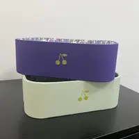 樱桃收纳盒日式单层收纳筐桌面护肤品面膜杂物储物盒