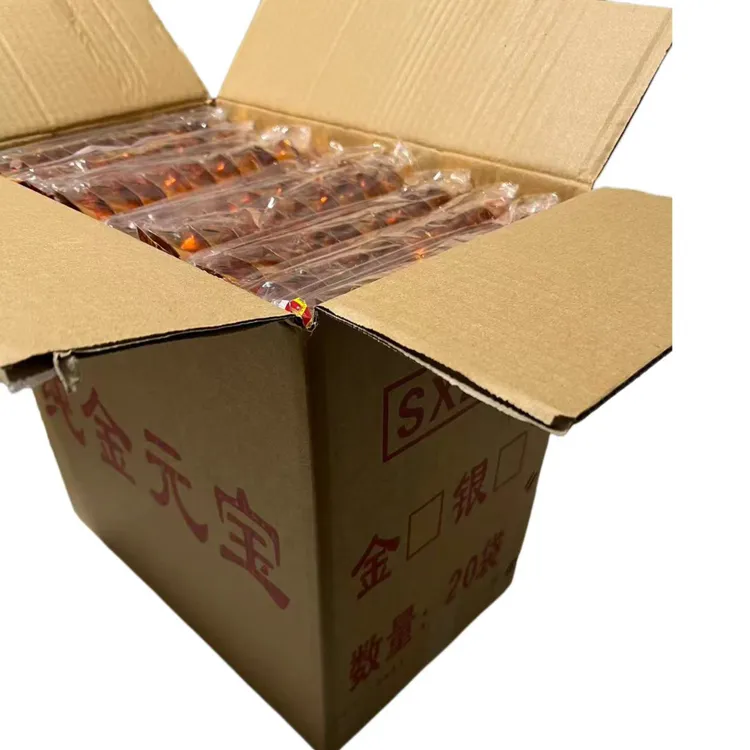 金色宝成品整箱批发免折叠老式纸元宝摆件一件也是批发价