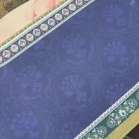 静德斋【是绢布】古风重彩【华锦绢布长卷】小楷行草书作品宣纸