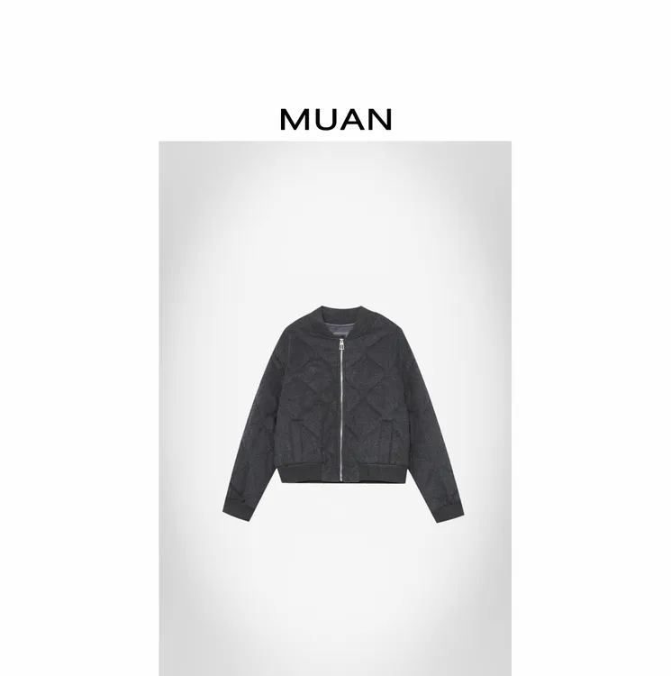 木岸MUAN：《哈姆雷特棉服》定制棒球高级美式复古外套女D-MJ-F8378