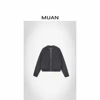 木岸MUAN：《哈姆雷特棉服》定制棒球高级美式复古外套女D-MJ-F8378