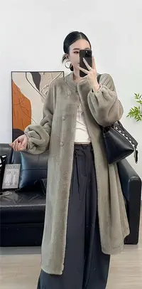 【华海】2025新款秋款优雅气质大衣1250A