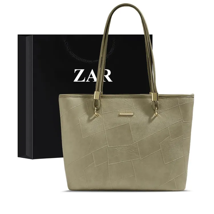 ZAR&RUILR/查瑞娜上班通勤包包女单肩大包腋下包小众大容量托特包