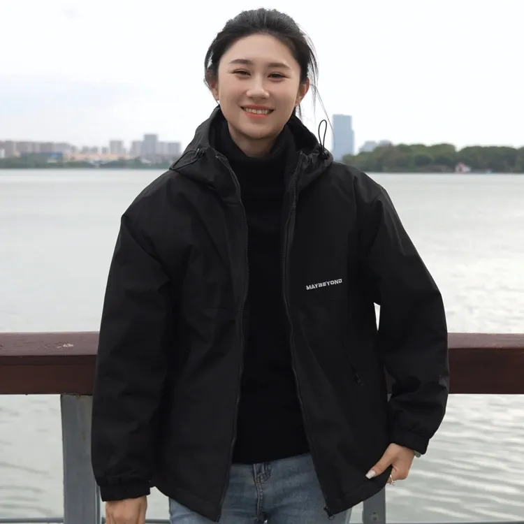 2025秋冬季新款连帽棉衣工装男士二棉夹克外套休闲时尚上衣服保暖