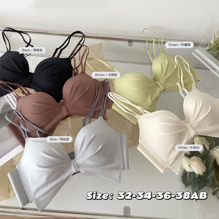 法式美背性感内衣女小胸聚拢显大收副乳防下垂无痕少女文胸罩套装