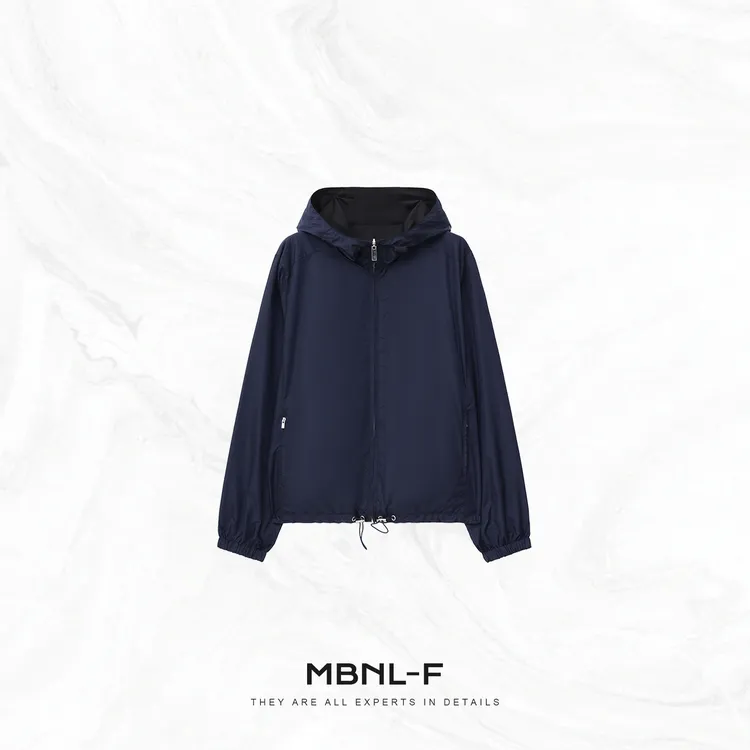MBNL-F“拉达夹克” 定染藏蓝日常户外极简风衣外套 秦磊TH-WT811
