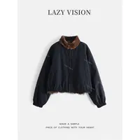 LAZYVISION/水貂休闲时尚百搭女外套ZMD-33507