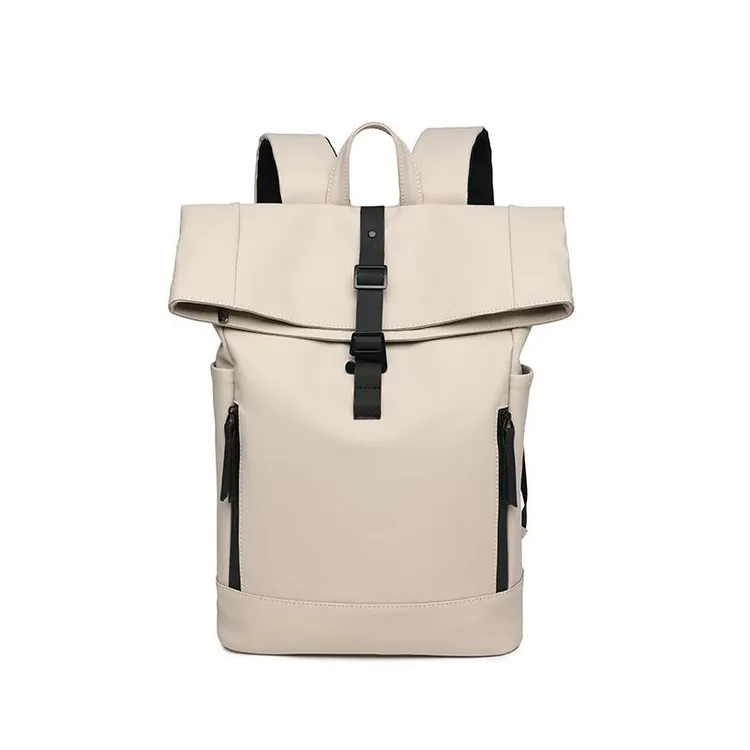 欧美风拉链水洗日韩双肩包双肩包韩版ins大学生时尚登山轻便个性