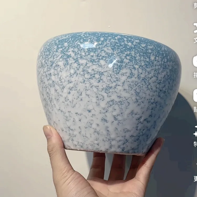 简约北欧风特大号花盆适合室内外君子兰蝴蝶兰等绿植盆栽